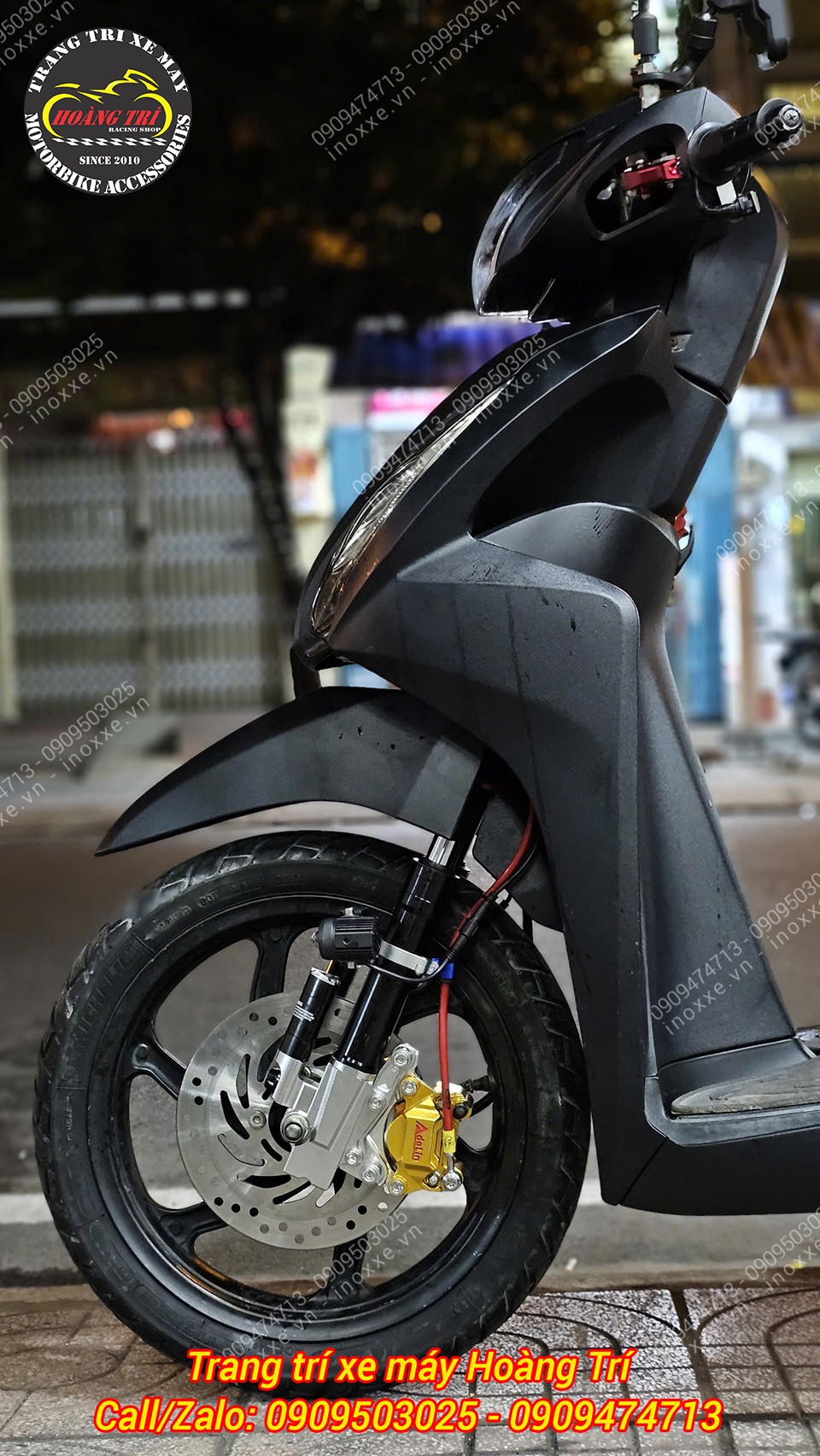 Phuộc KingHam nhôm CNC độ cho xe Vision