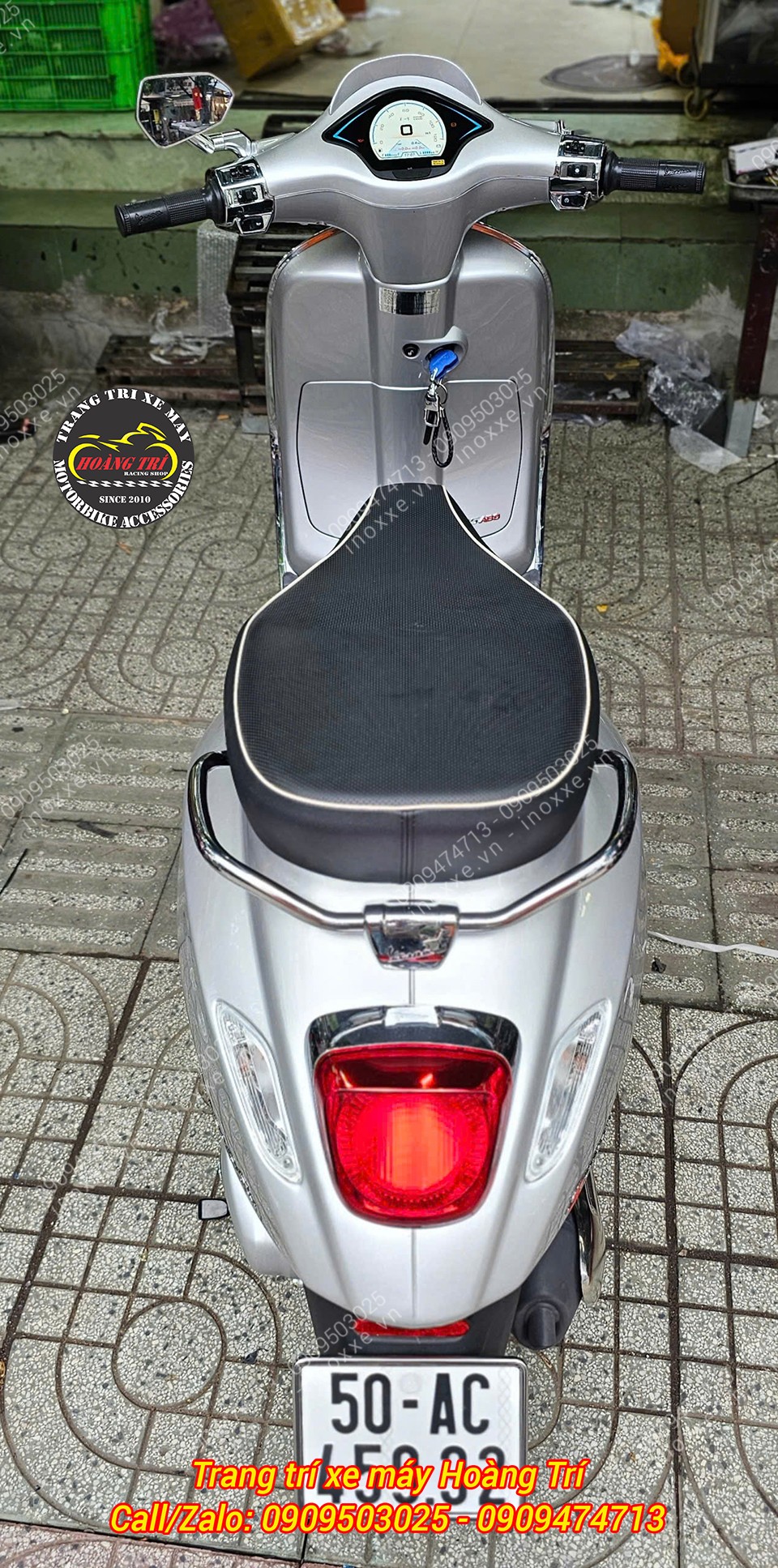 Đồng hồ Race Boy lắp chuẩn Vespa Sprint/Primavera