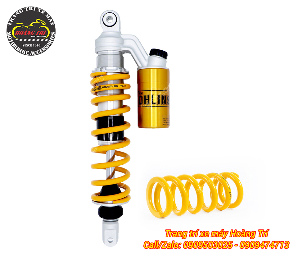 Phuộc Ohlins HO231 chính hãng lắp cho xe SCR/Lead 110/Lead 125