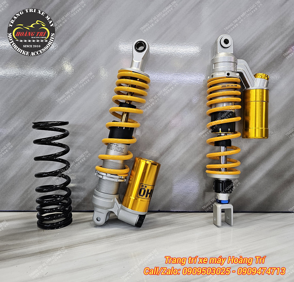 Phuộc Ohlins F lắp cho xe Vario - Click Thái 125cc-150cc