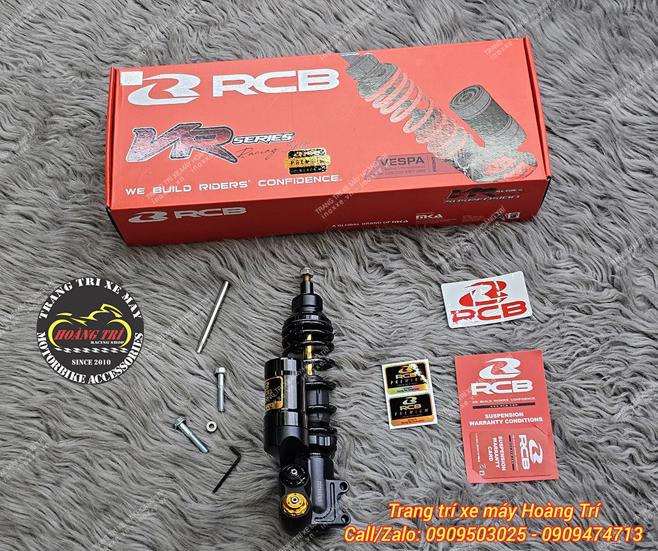 Trọn bộ phuộc Racing Boy VR ti vàng cho xe Vespa Sprint/Primavera