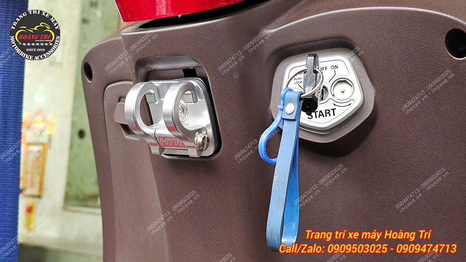 Móc treo đồ cho xe Vinfast Klara - Móc nhôm HTR-Grande