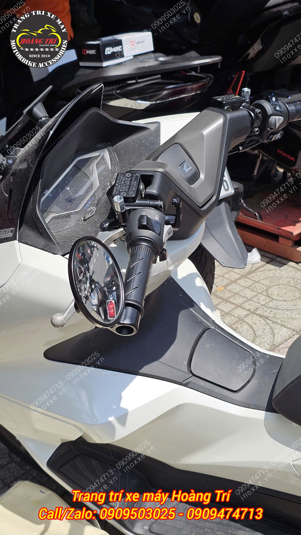 Móc treo đồ PCX - Móc nhôm CNC