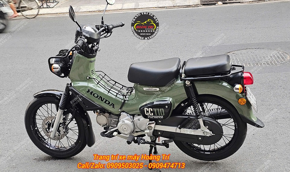 Độ bánh căm cho xe Honda Cross Cub 110