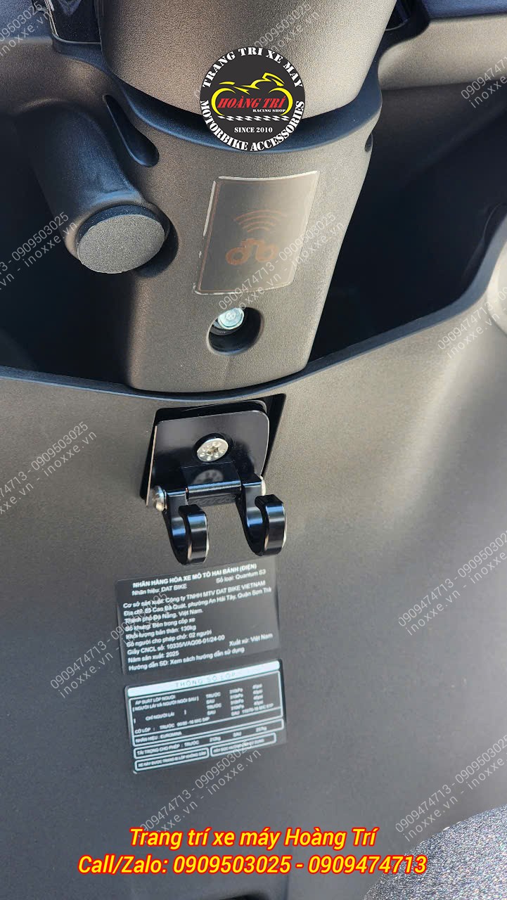 Móc treo đồ cho xe Dat.Bike Quantum - Móc nhôm HTR-Grande
