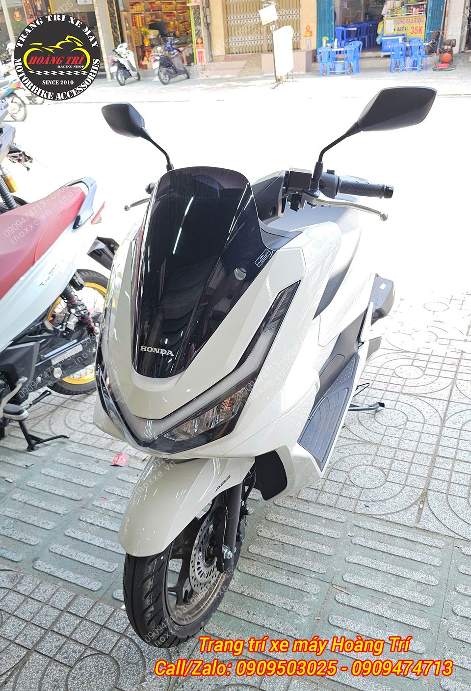 Kính chắn gió PCX 160 2025 chính hãng Honda Thái Lan