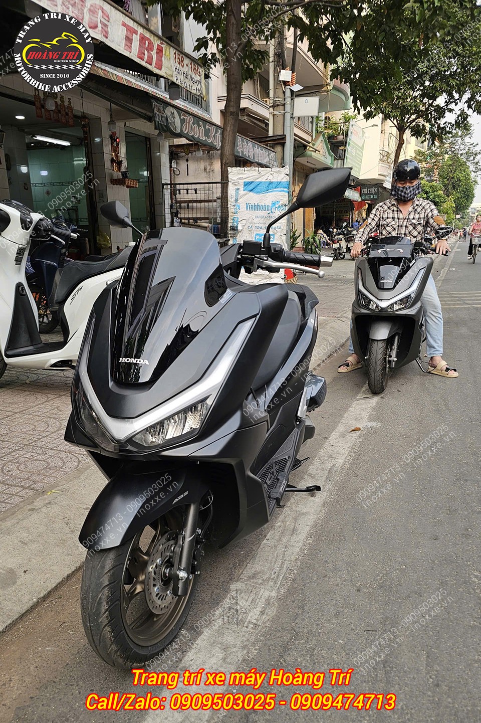 Kính chắn gió PCX 160 2025 chính hãng Honda Thái Lan