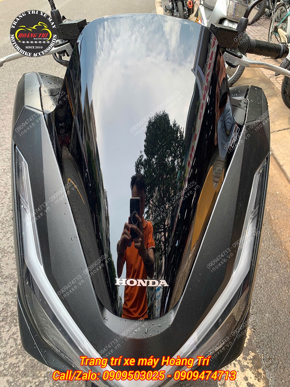 Kính chắn gió PCX 160 2025 chính hãng Honda Thái Lan