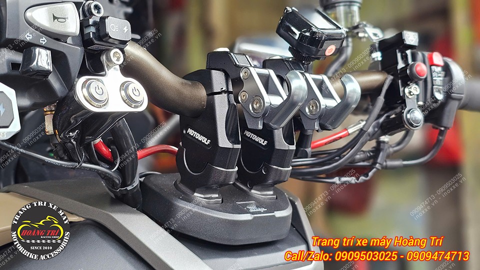 Trọn bộ cùm nâng ghi đông dành cho PCX 150/160 và ADV 150/160