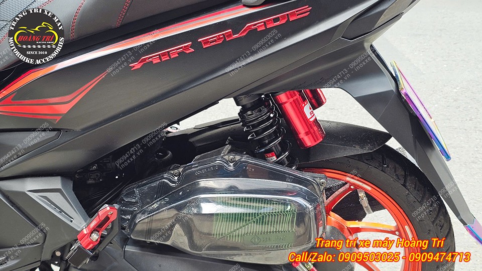 Phuộc Racing Boy bình dầu MB2 Series chính hãng cho xe Airblade, PCX 2011-2017