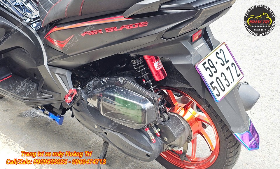 Phuộc Racing Boy bình dầu MB2 Series chính hãng cho xe Airblade, PCX 2011-2017