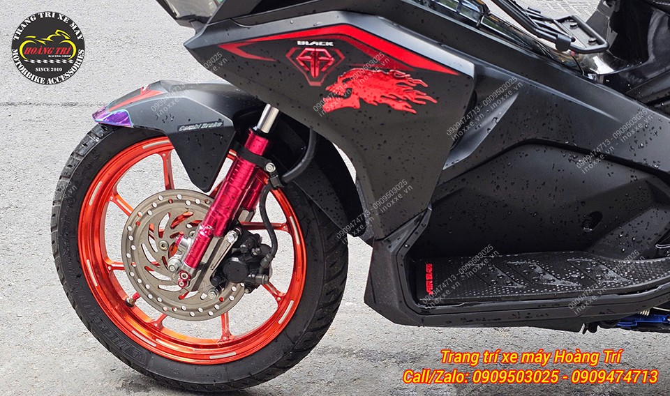 Phuộc trước Asiro lắp chuẩn cho Vario, Click Thái, Airblade, Vision