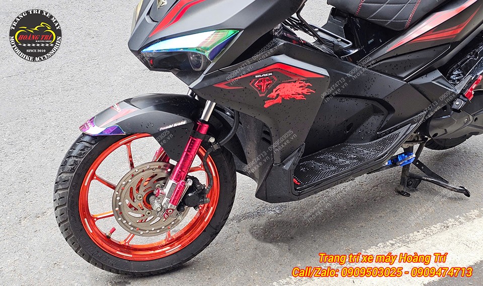 Phuộc trước Asiro lắp chuẩn cho Vario, Click Thái, Airblade, Vision