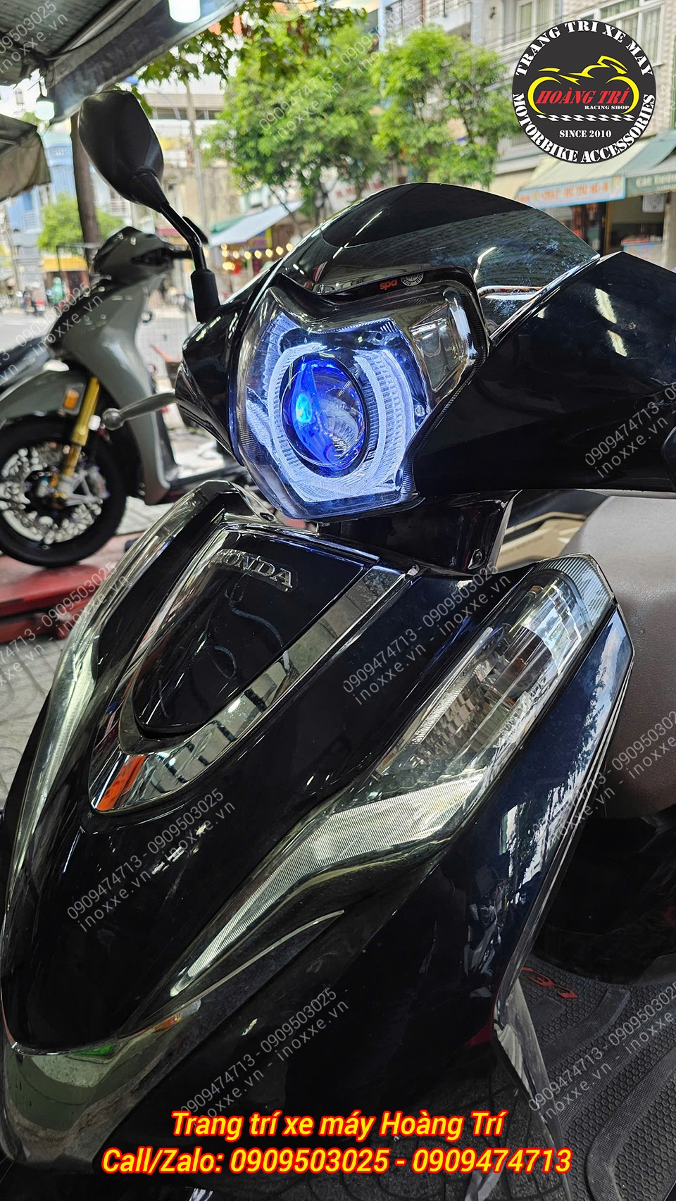 Cụm đèn pha bi cầu MTS-T500 dành cho Lead 2018-2025