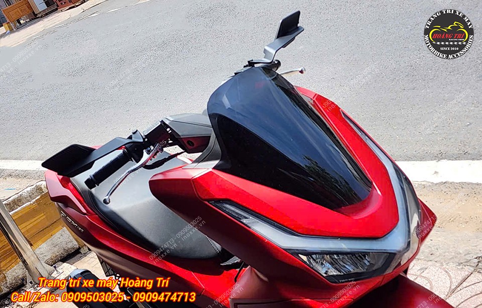 Kính chắn gió HTR PCX 160 2025 không có 3 lổ ốc - size zin