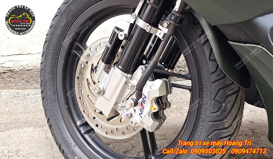 Phuộc trước KingHam nhôm CNC độ cho xe PCX
