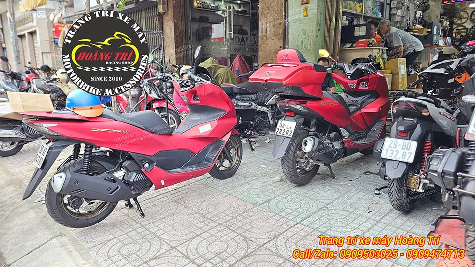 Thùng sau (Rear box) tựa lưng PCX 160 kiểu Indonesia