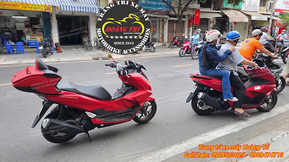 Thùng sau (Rear box) tựa lưng PCX 160 kiểu Indonesia