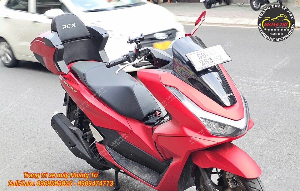Thùng sau (Rear box) tựa lưng PCX 160 kiểu Indonesia