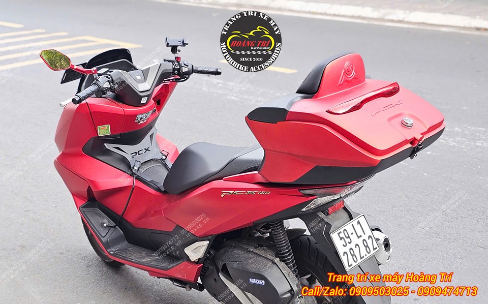 Thùng sau (Rear box) tựa lưng PCX 160 kiểu Indonesia