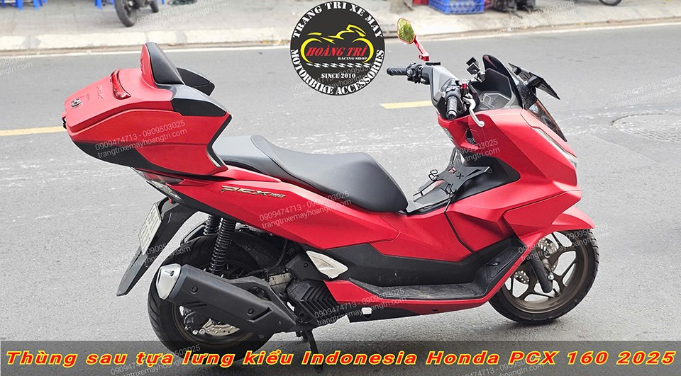Thùng sau (Rear box) tựa lưng PCX 160 kiểu Indonesia