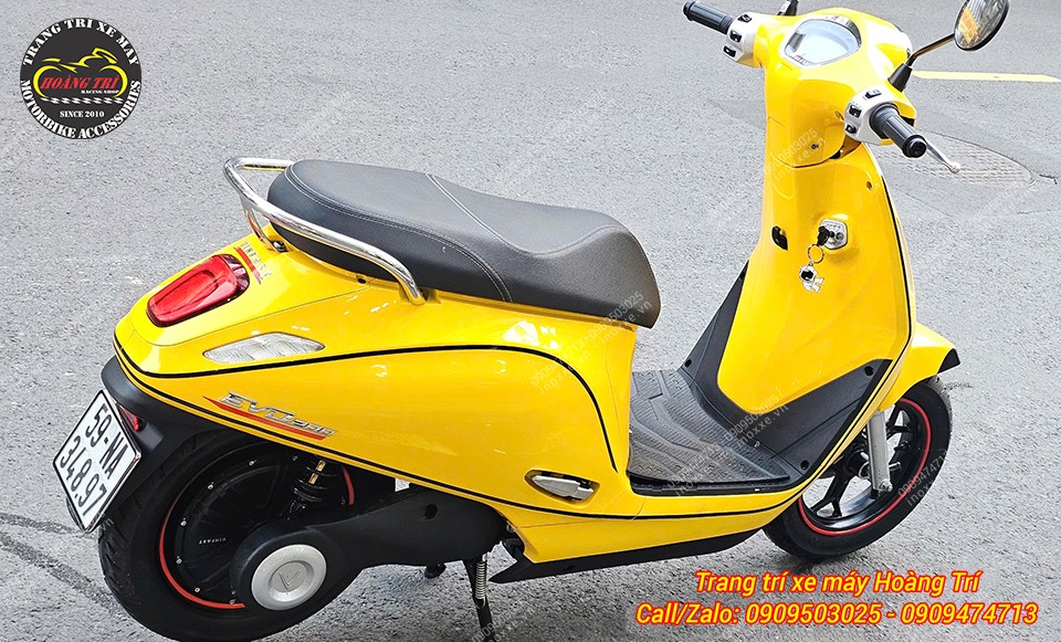 Phuộc Racing Boy cho xe máy điện EVO 200 Series S lò xo đen ti vàng