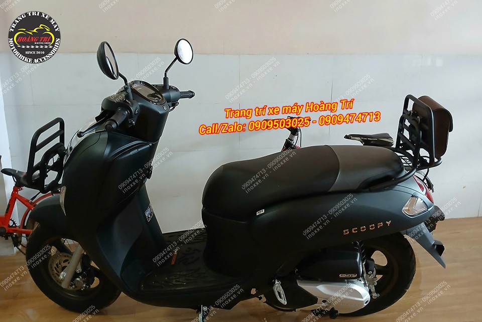 Trọn bộ baga trước sau Vespa độ cho xe Scoopy