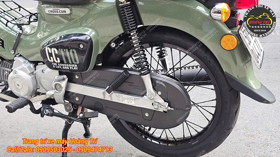 Độ bánh căm cho xe Honda Cross Cub 110