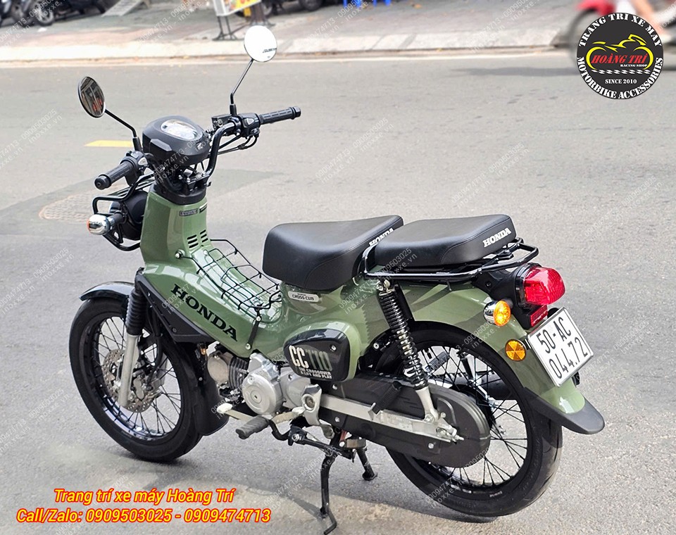Độ bánh căm cho xe Honda Cross Cub 110