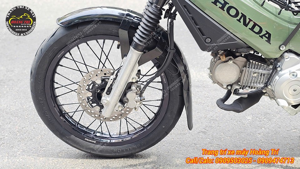 Độ bánh căm cho xe Honda Cross Cub 110