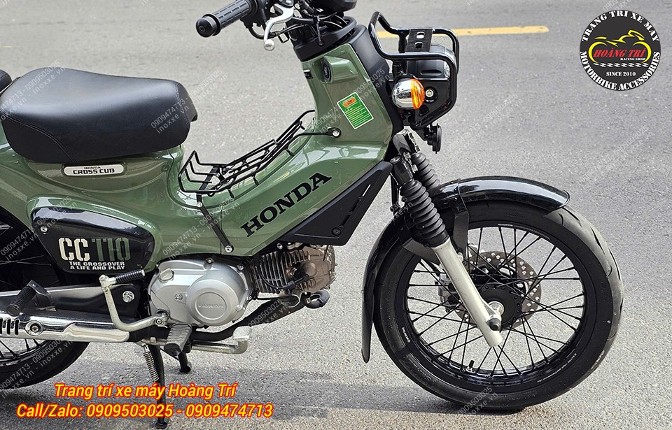 Độ bánh căm cho xe Honda Cross Cub 110
