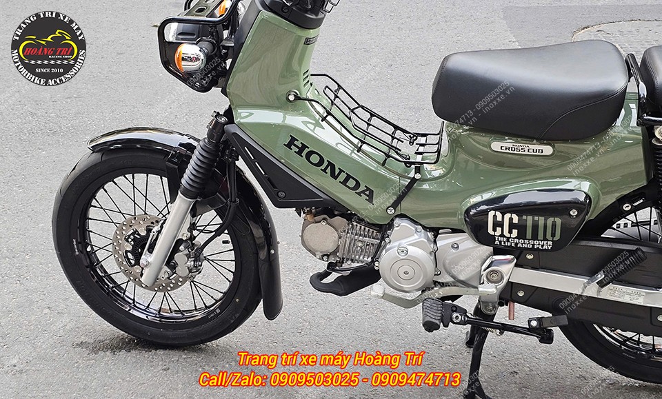 Độ bánh căm cho xe Honda Cross Cub 110