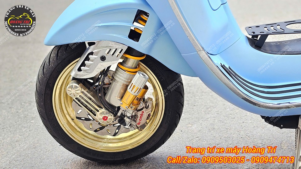 Dè trước custom kiểu khe gió dành cho Vespa Sprint/Primavera