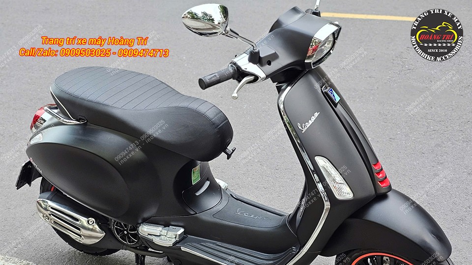 Gác chân sau nhôm HTR lắp xe Vespa Sprint, Vespa Primavera
