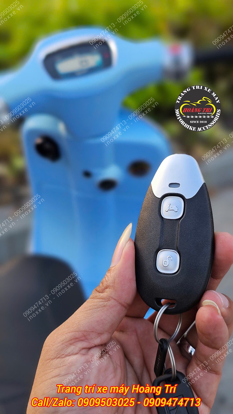 Bộ khóa Smartkey độ cho Vespa Sprint/Primavera chính hãng