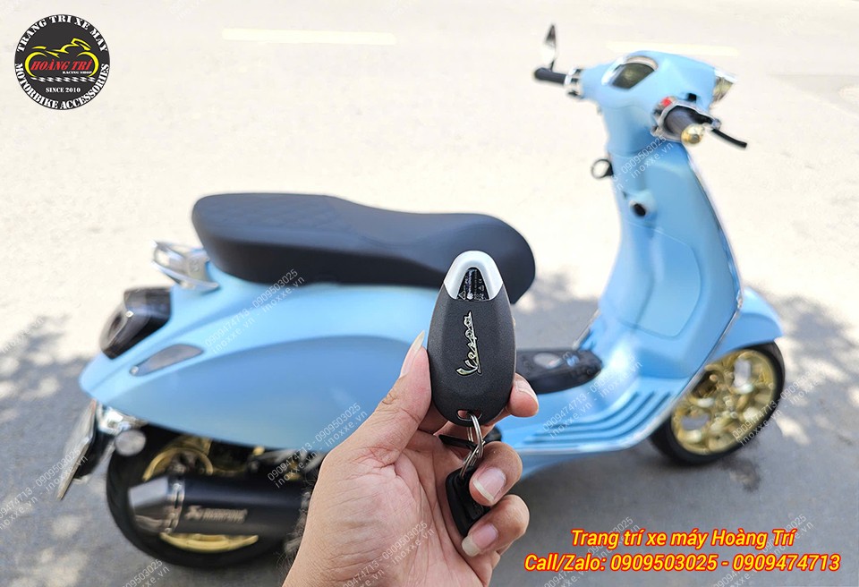 Bộ khóa Smartkey độ cho Vespa Sprint/Primavera chính hãng