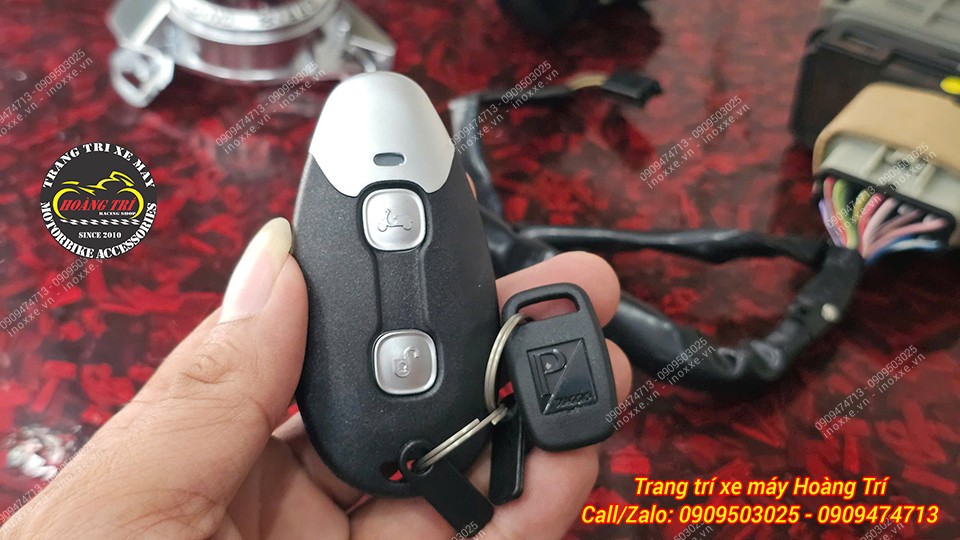 Bộ khóa Smartkey độ cho Vespa Sprint/Primavera chính hãng
