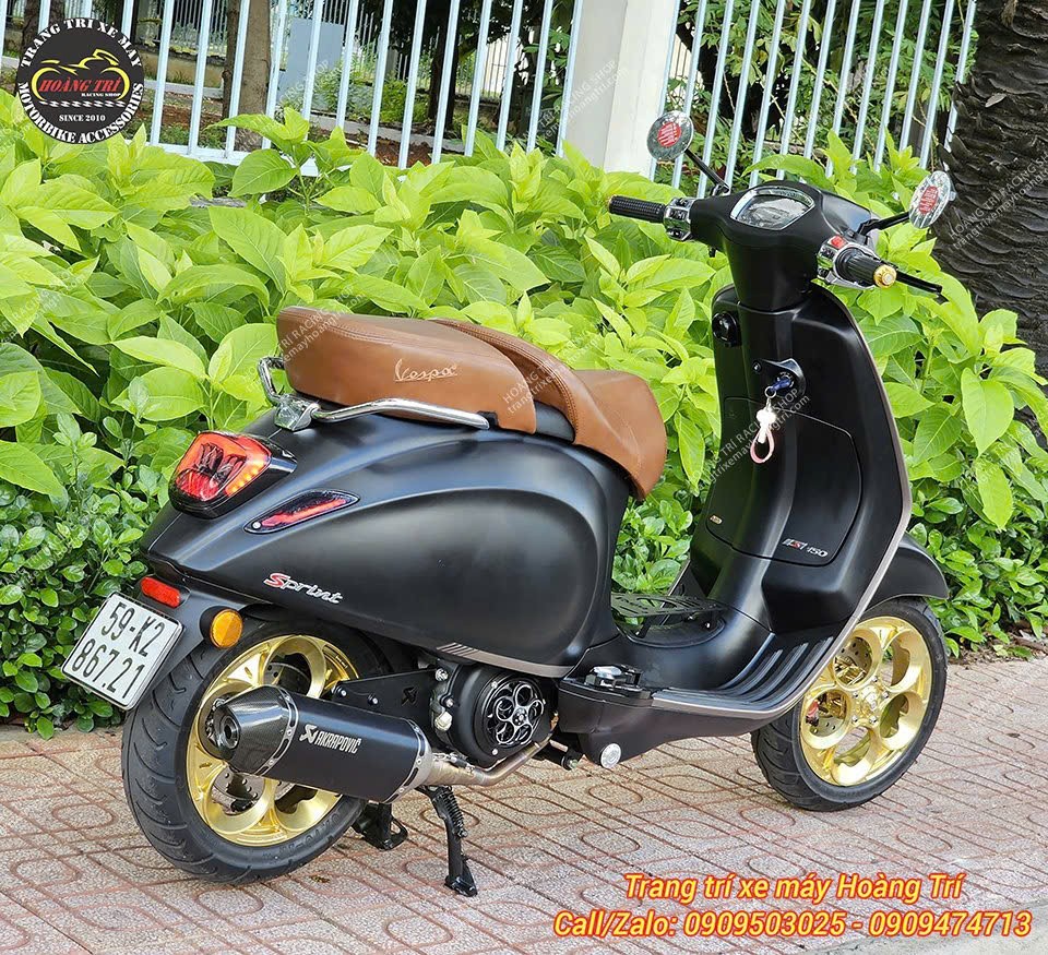 Bộ khóa Smartkey độ cho Vespa Sprint/Primavera chính hãng
