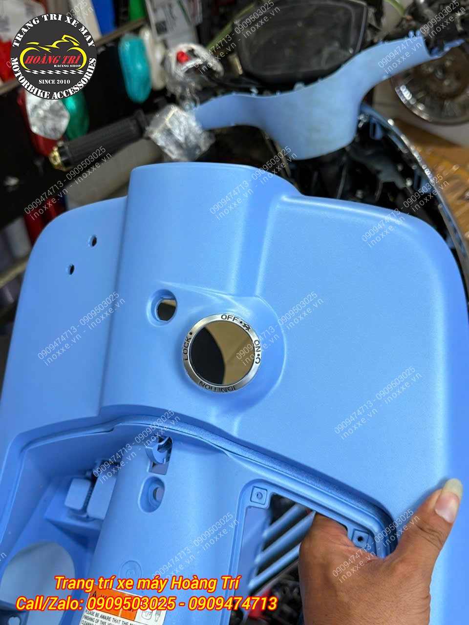 Bộ khóa Smartkey độ cho Vespa Sprint/Primavera chính hãng