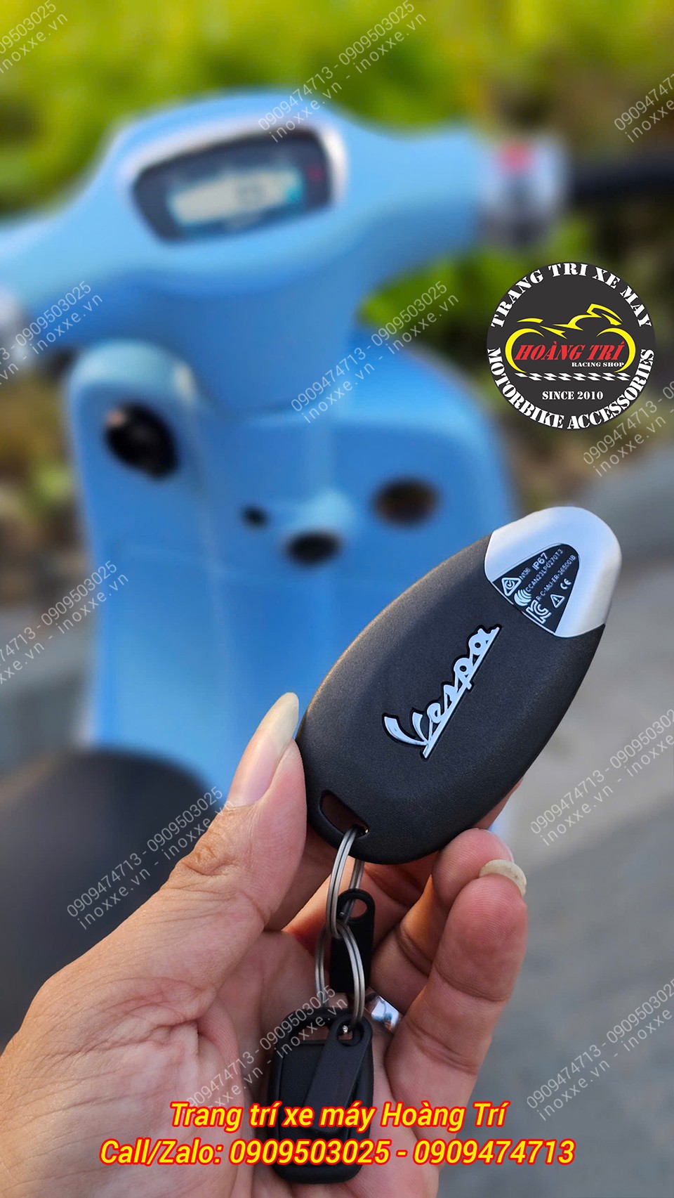 Bộ khóa Smartkey độ cho Vespa Sprint/Primavera chính hãng
