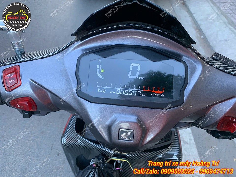 Honda Vision độ đồng hồ kiểu Ducati
