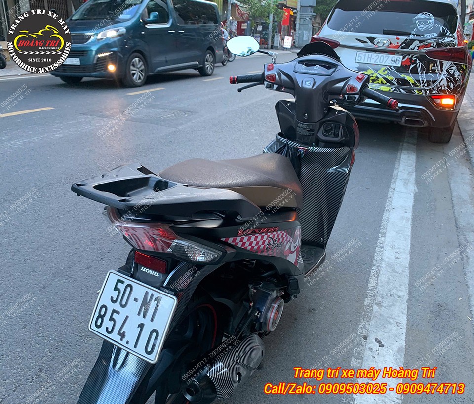 Honda Vision độ đồng hồ kiểu Ducati