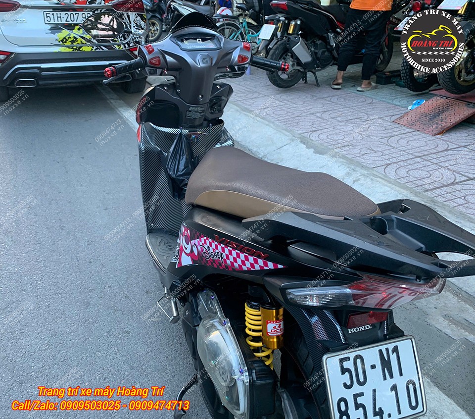 Honda Vision độ đồng hồ kiểu Ducati