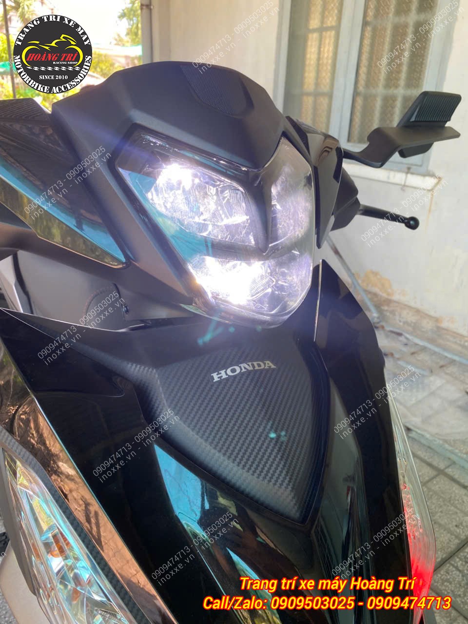 Đèn pha led 2 tầng Zhi.Pat cho xe Winner V1
