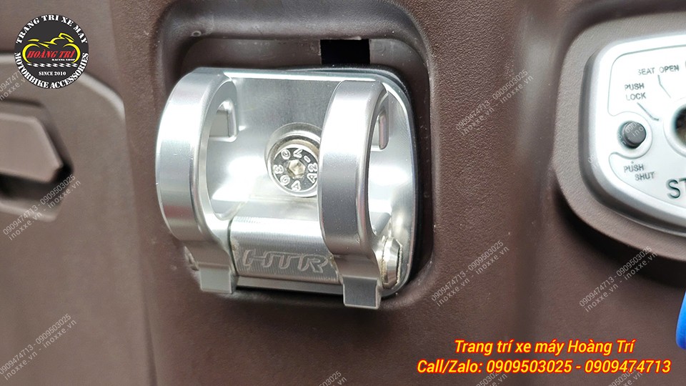 Móc treo đồ cho xe Vinfast Klara - Móc nhôm HTR-Grande