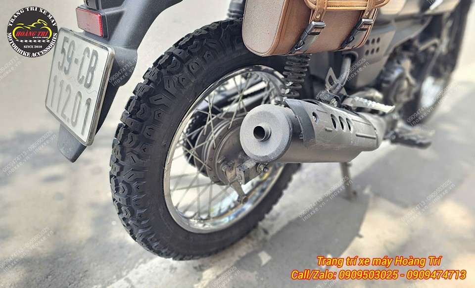 Độ vỏ không ruột cho xe Yamaha PG-1