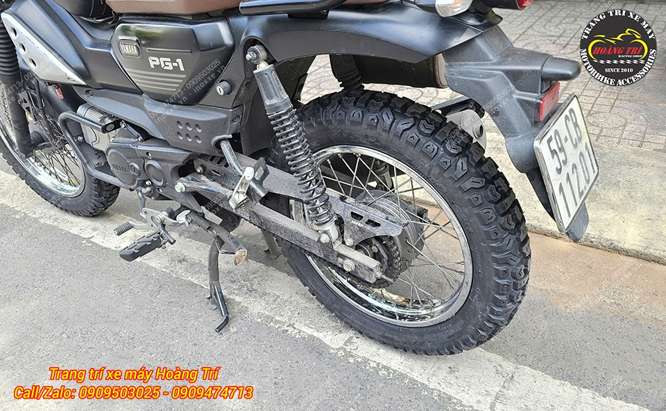 Độ vỏ không ruột cho xe Yamaha PG-1