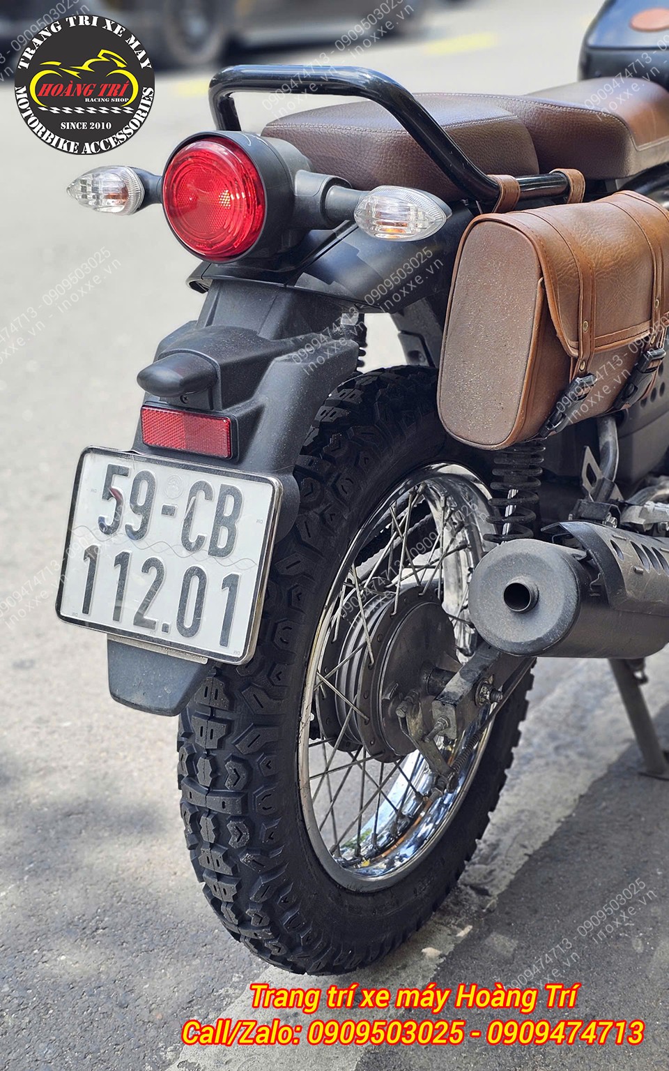 Độ vỏ không ruột cho xe Yamaha PG-1