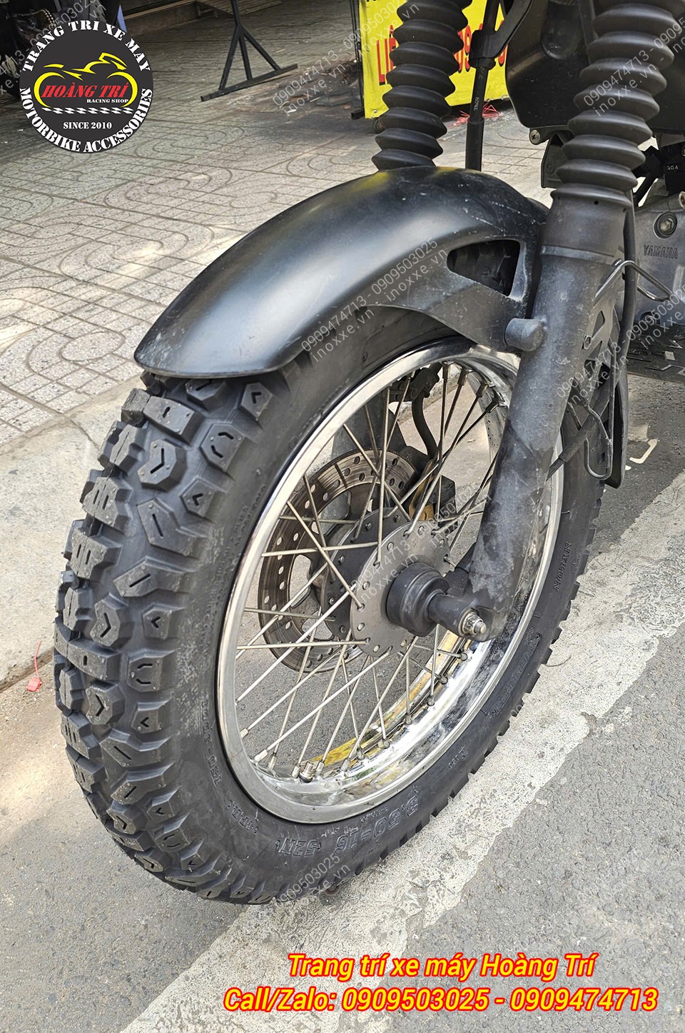 Độ vỏ không ruột cho xe Yamaha PG-1