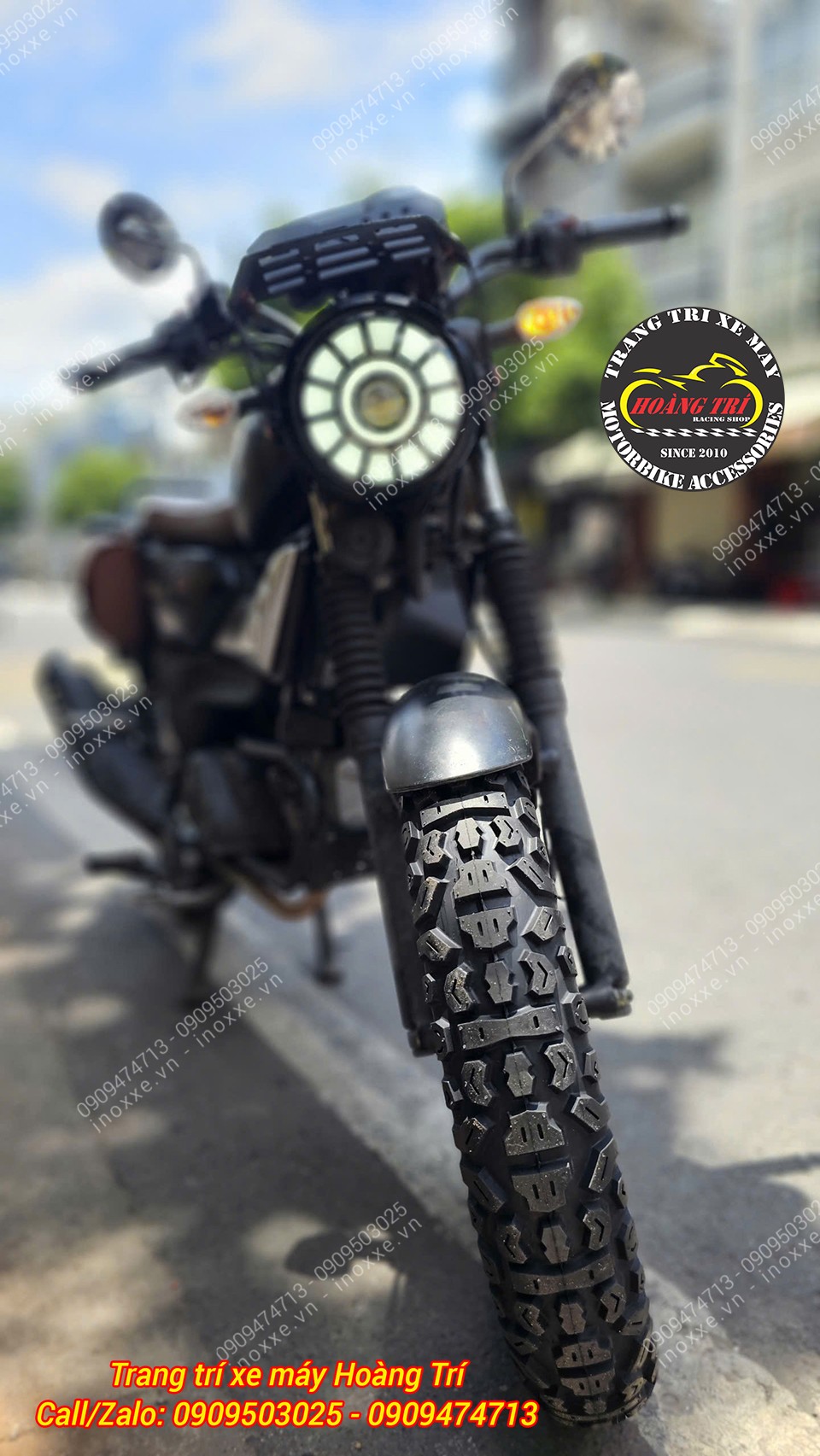 Độ vỏ không ruột cho xe Yamaha PG-1